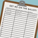 Petition Circulation Starts Tuesday, September 5, 2023 for March 19, 2024 General Primary Election