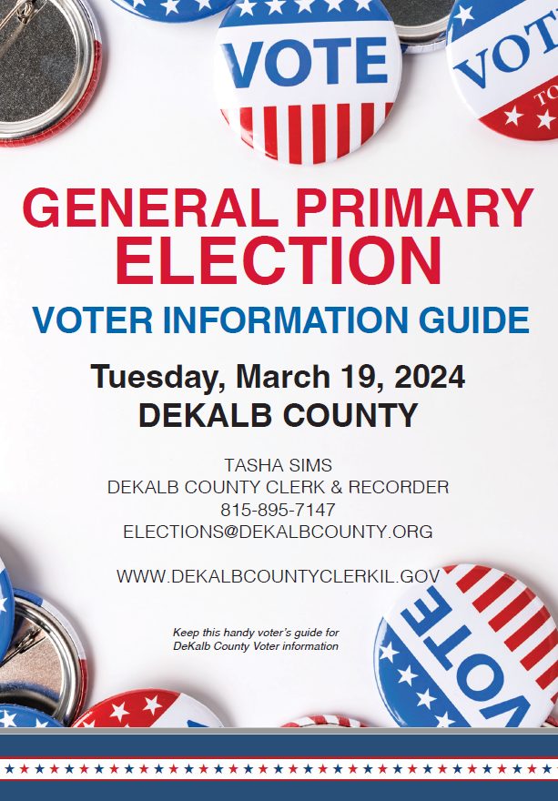 DeKalb County Voter Information Guides are NOW AVAILABLE!